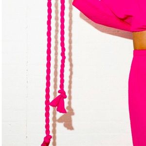 NWT Mara Hoffman Pink Twist Tie Belt SOLD OUT ❤️